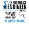 Robot Robotics Engineer I'm A