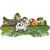 Landscape with a cow