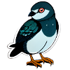 Vogel Sticker