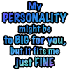 Personality blue-purple