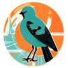 Vogel Sticker
