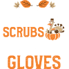 Turkey Scrubs Rubber Gloves