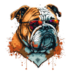 Tough Looking Bulldog