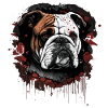 Bulldog on a hole