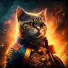 Chat maitre du monde