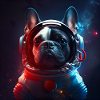 French Bulldog "Astronaut" Design