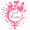 girl power,girl, power, hearts,graffiti