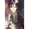 Anime Girl with Black Hair