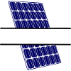 Solar panel for generating energy