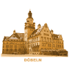 Döbeln Rathaus Stiefelstadt Mittelsachsen Sachsen