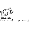 Lachende Hyäne
