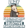 Lazy opossum with coffee