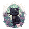 Kawaii Style - Chat sorcière