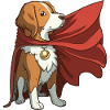 Dog as superhero
