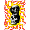 Skulls On Fire From Hell