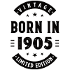 The legend of 1905 birthday