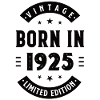 Légendes nées en 1925 Anniversaire