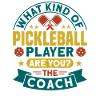 Coach Pickleball Player Pickleball Design