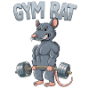 Gym Rat Bodybuilding Fitness Gym