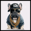 French Bulldog "Gangster - Gangsta" design