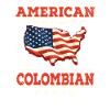 Americans with Colombian patriotic column