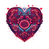 Cœur de Roses | Illustration | Saint-Valentin