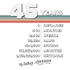 45th Birthday Vintage 45 Years Old Retro 540