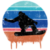 Snowboard Snowboarding Retro
