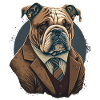 Behave Looking Bulldog