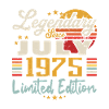 July 1975 Anniversary - Limited Edition | 1975