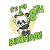 It's my 8th birthday panda