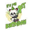 It's my 1st birthday panda