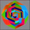 Abstract Geometry Rose