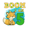 5th birthday fox