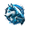 Gaming Husky Blue