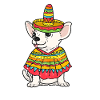 Mexican Chihuahua Dog Lover Sombrero