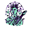 Cyber Punk Guitarist