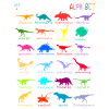 Dinosaur Alphabet Dinosaur a-z