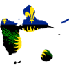 Map of Guadeloupe