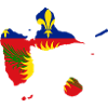 Map of Guadeloupe
