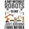 Robot Robotics Engineer A Day