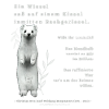 Kleines Hermelin Spruchbild