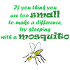 Changing things - mosquitoes - humor