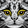 Feline Close-Up - Cat