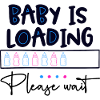 Pregnant, baby is loading, pregnancy