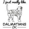 Dalmatian Dog Lovers Citation Cadeau