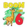 6th birthday giraffe