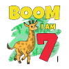 7th birthday giraffe