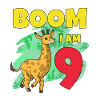 9th birthday giraffe