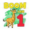 1st birthday giraffe